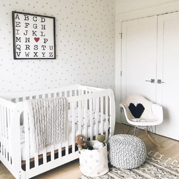 I Love You ABC Alphabet Nursery Decor Wall Art DIY - Canvas Wall Art Painting | Bowlift
