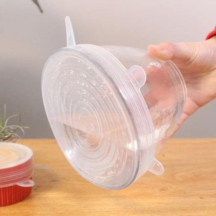 EcoLid - 6 Silicone Reusable Stretch Covers | Bowlift