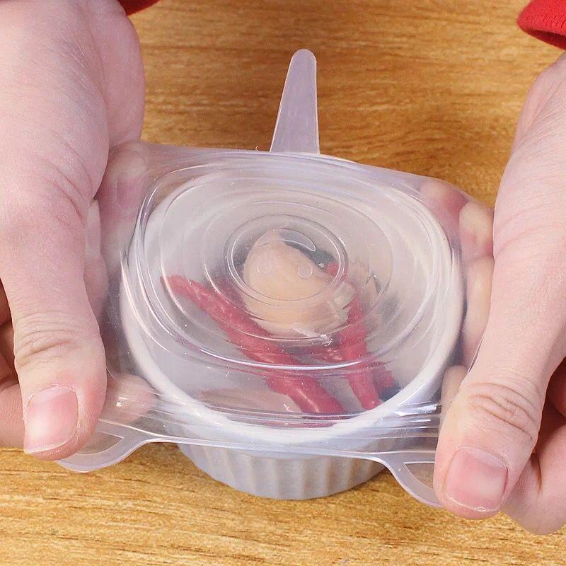 EcoLid - 6 Silicone Reusable Stretch Covers | Bowlift