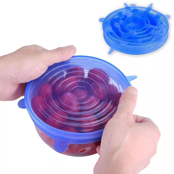EcoLid - 6 Silicone Reusable Stretch Covers | Bowlift