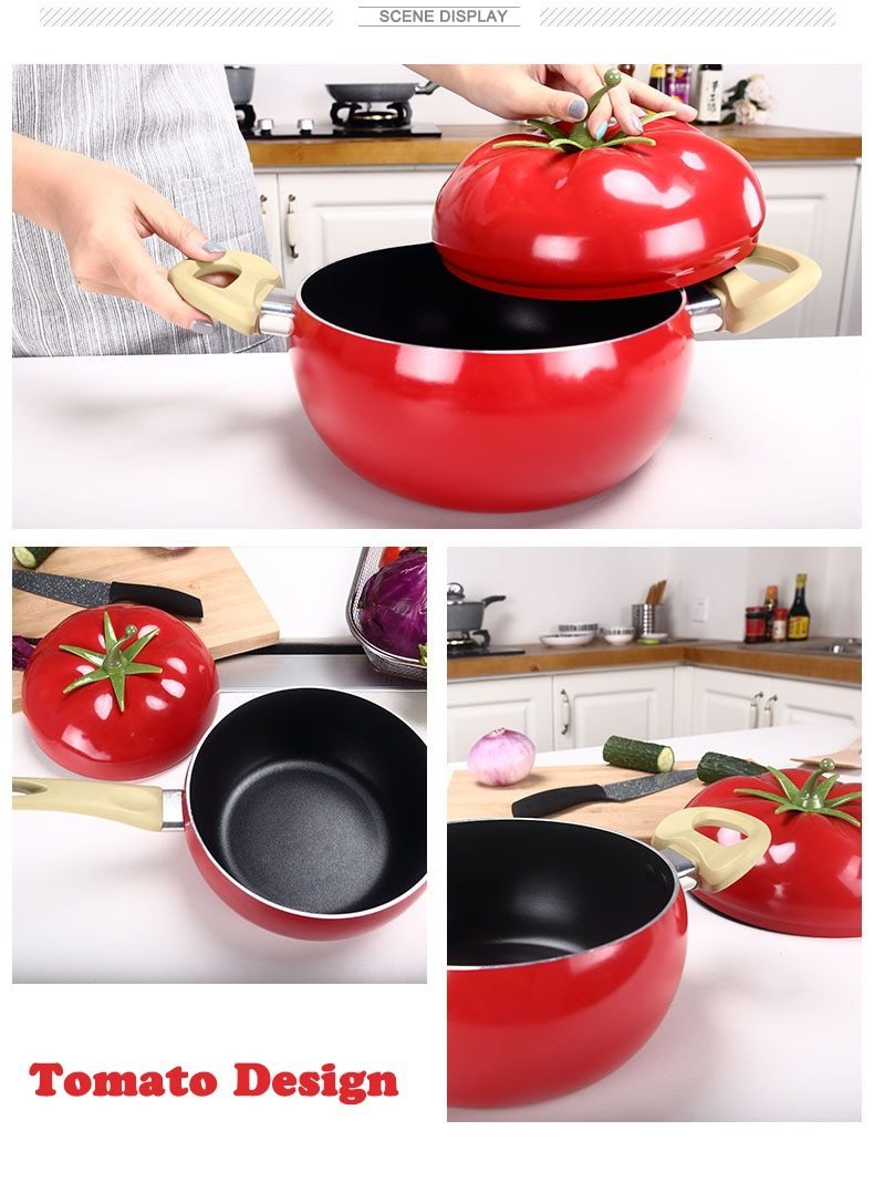 BowLift | Fruit Color Ceramic Aluminum Frying Pan