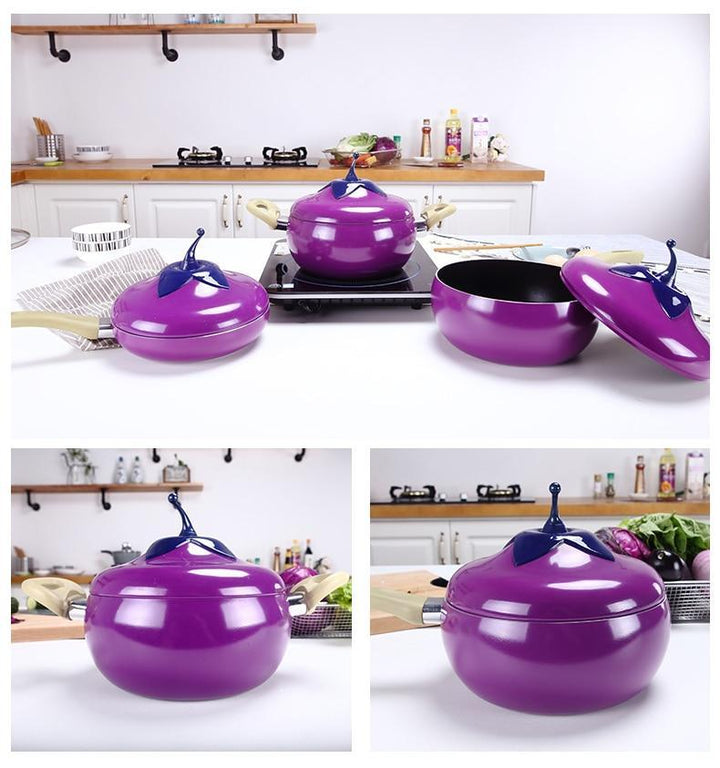 BowLift | Fruit Color Ceramic Aluminum Frying Pan