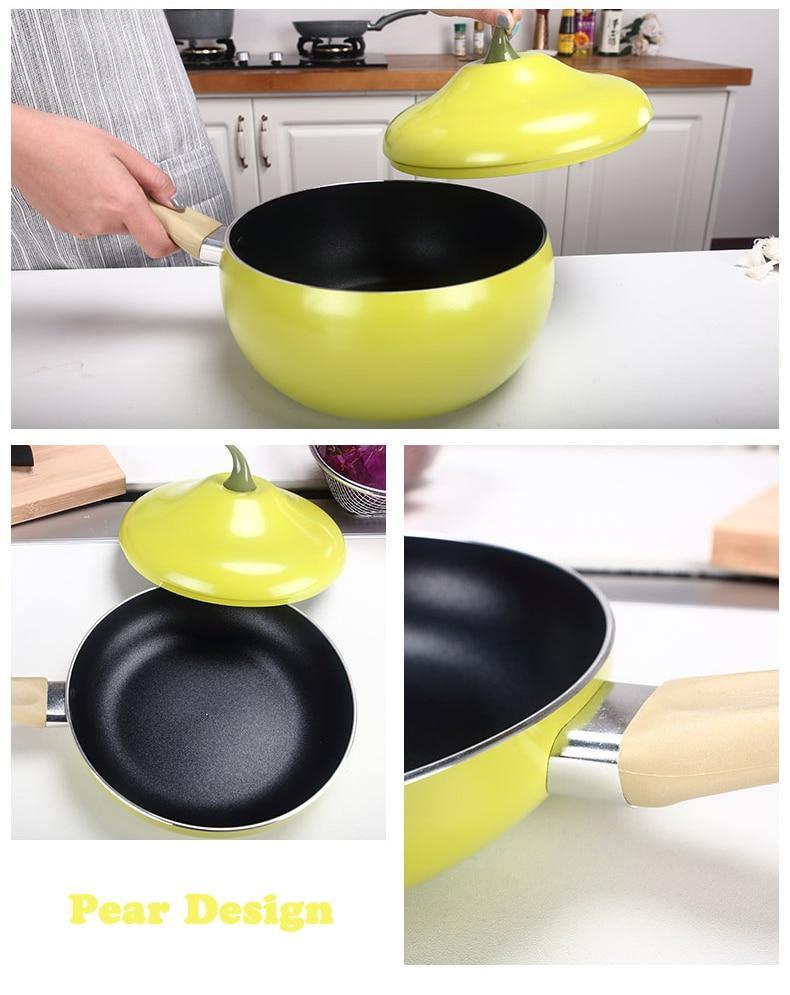 BowLift | Fruit Color Ceramic Aluminum Frying Pan