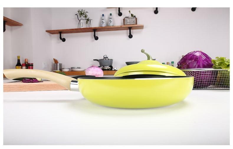 BowLift | Fruit Color Ceramic Aluminum Frying Pan