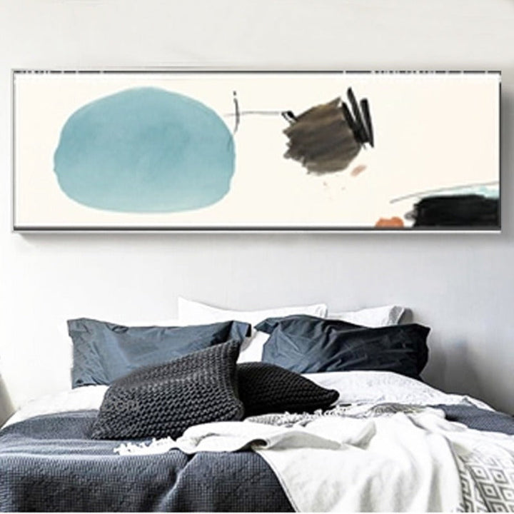 Abstract Brush Strokes - Canvas Wall Art Painting | Bowlift