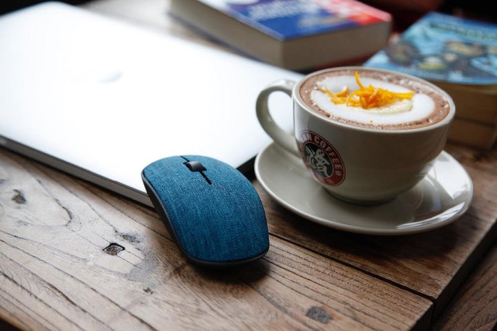 Pax - Wireless Ergonomic Fabric Covered Mouse | Bowlift