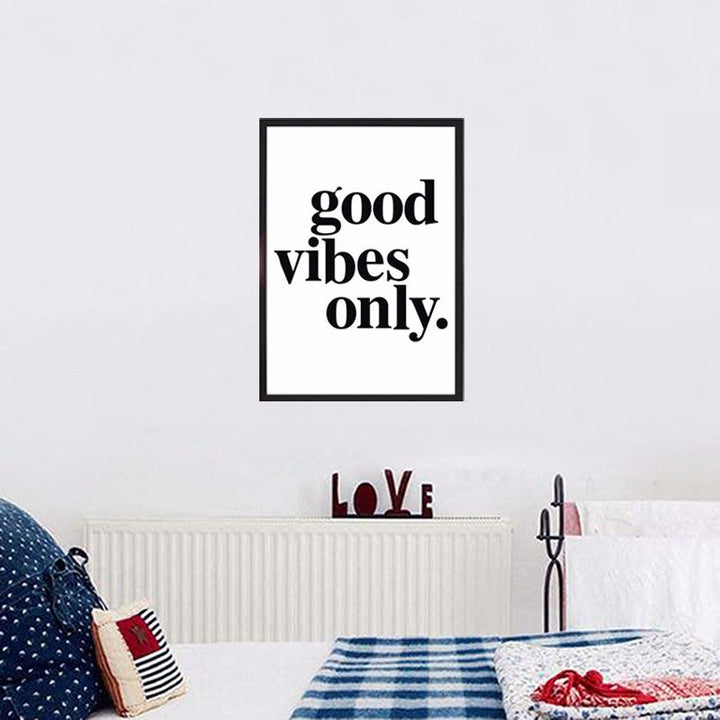 Good vibes only - Canvas Wall Art Painting | Bowlift