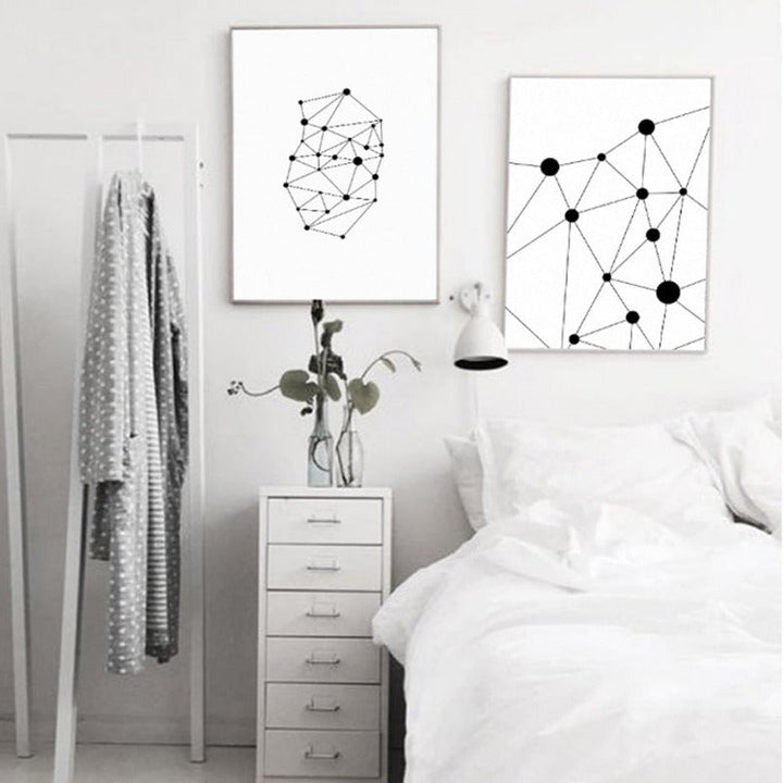 Love For Geometry - Canvas Wall Art Painting | Bowlift