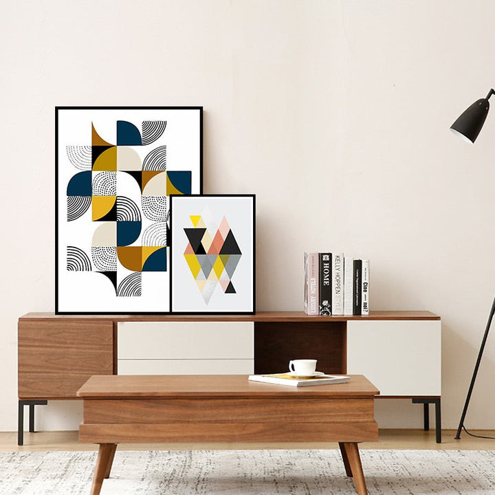 Puzzle Patterns Of Life - Canvas Wall Art Painting | Bowlift