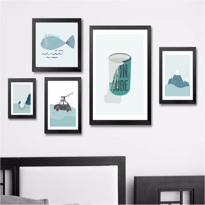 Nursery Wall Art - Canvas Wall Art Painting | Bowlift