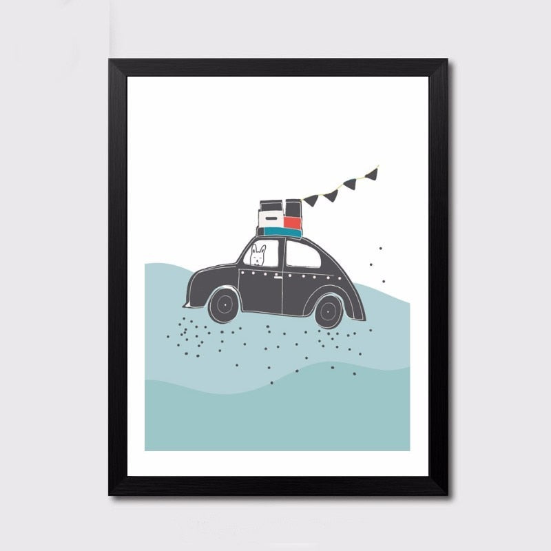 Nursery Wall Art - Canvas Wall Art Painting | Bowlift