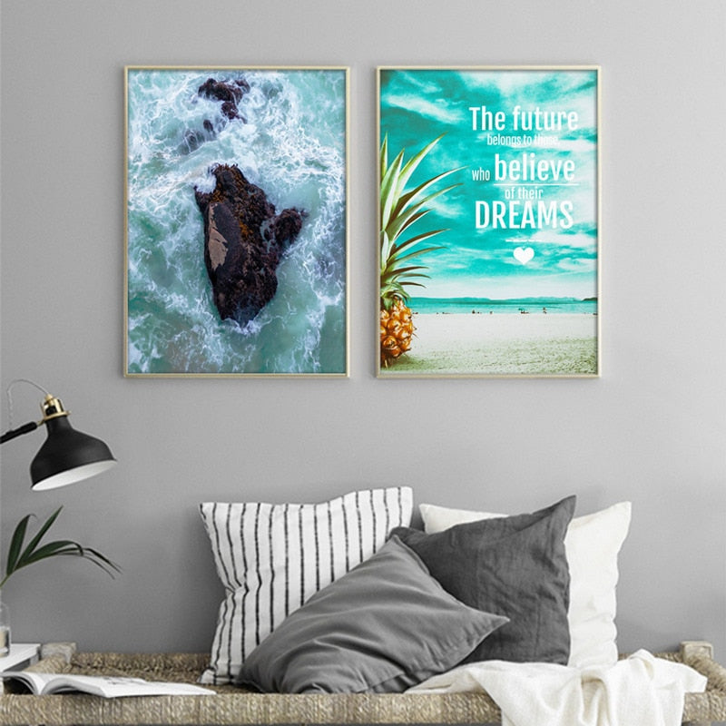 Seascape Landscape Motivational Life Quotes Nordic | Bowlift