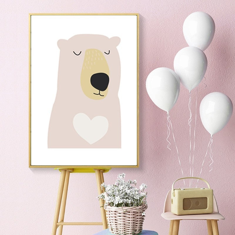 Sweet Nursery - Canvas Wall Art Painting | Bowlift