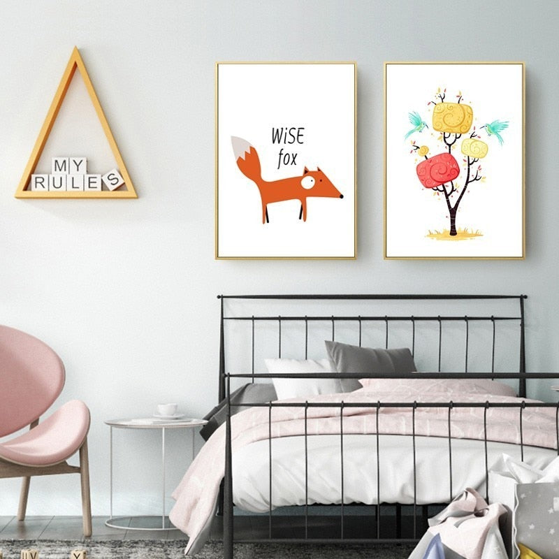 Sweet Nursery - Canvas Wall Art Painting | Bowlift
