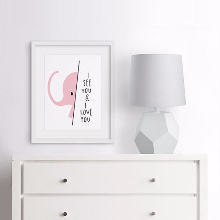 I See You I love you Sweet Quote Elephant | Bowlift