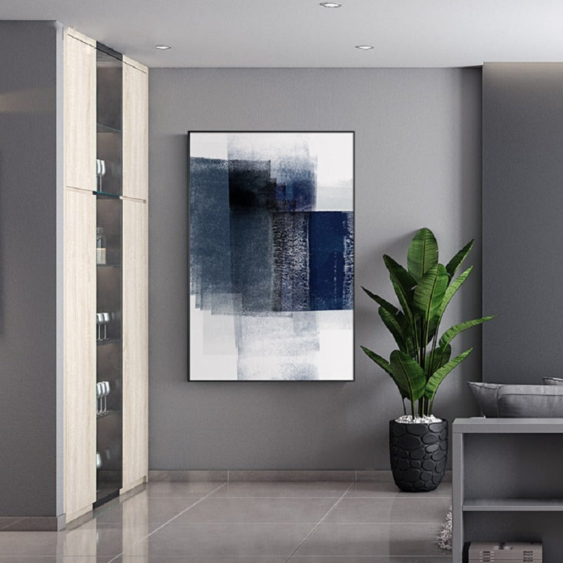 Abstract Watercolor Impressions - Canvas Wall Art Painting | Bowlift