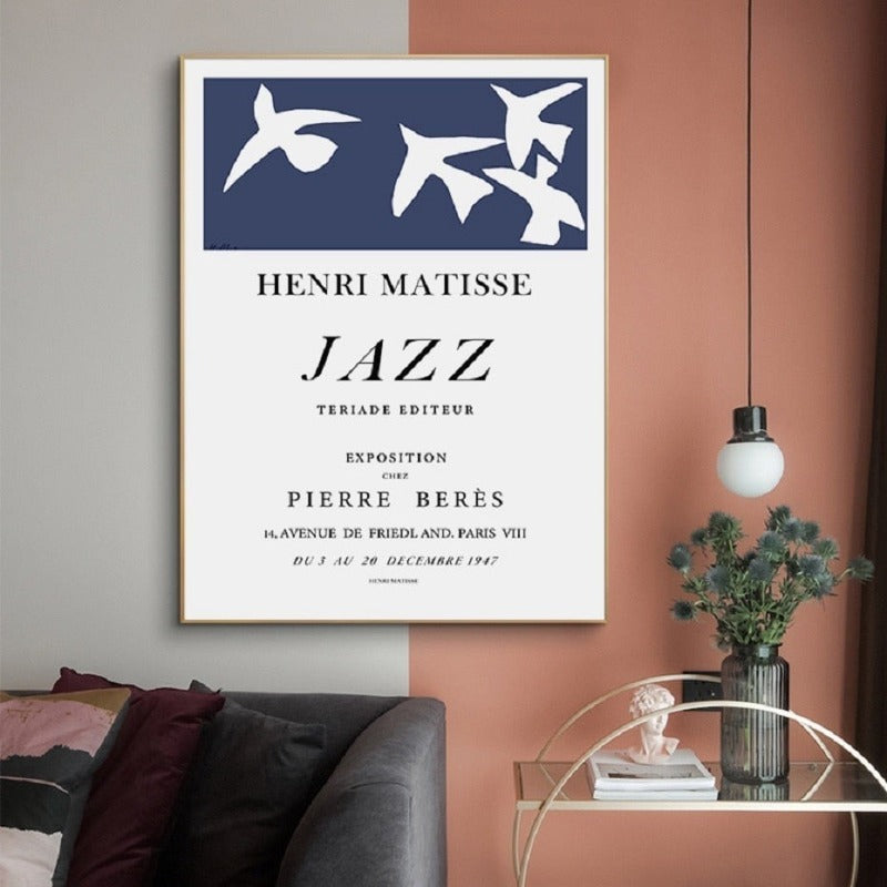 Vintage Abstract Matisse Retro Line Figure Europe Oil | Bowlift