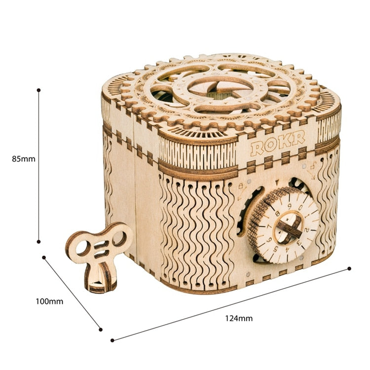 BowLift | 3D Wooden Puzzle Jewelry Storage Box