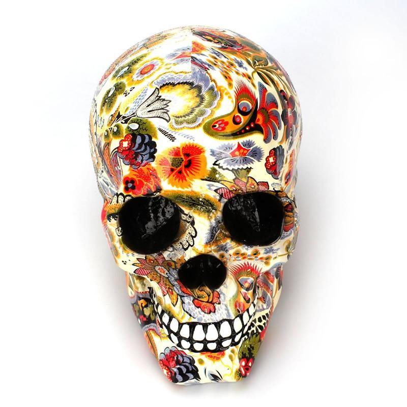 BowLift | Creative Colorful Resin Skull Halloween Party Decoration