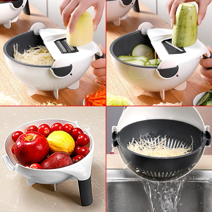 Rock-a-Salad - Multi-Function Balanced Colander | Bowlift