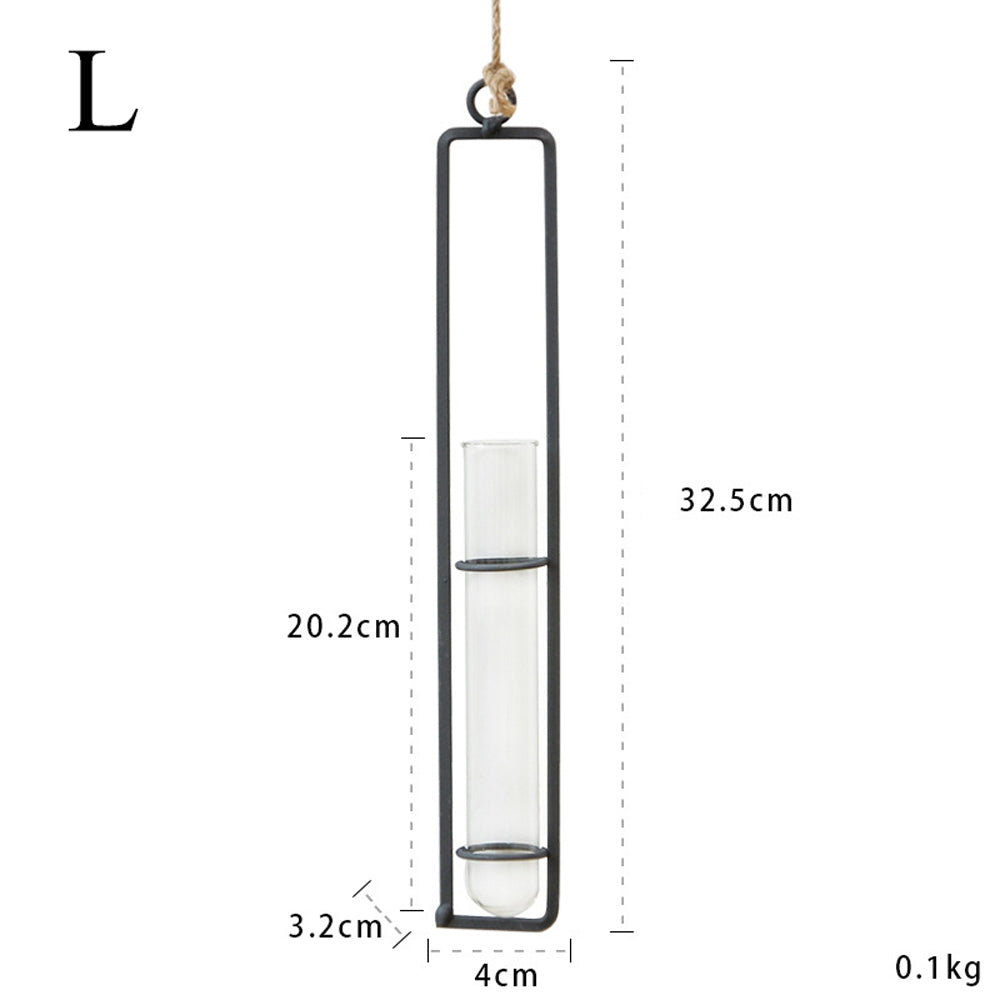 Iron Transparent Wall Hanging Flower Pot | Bowlift