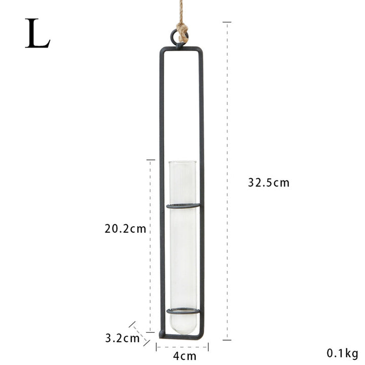 Iron Transparent Wall Hanging Flower Pot | Bowlift