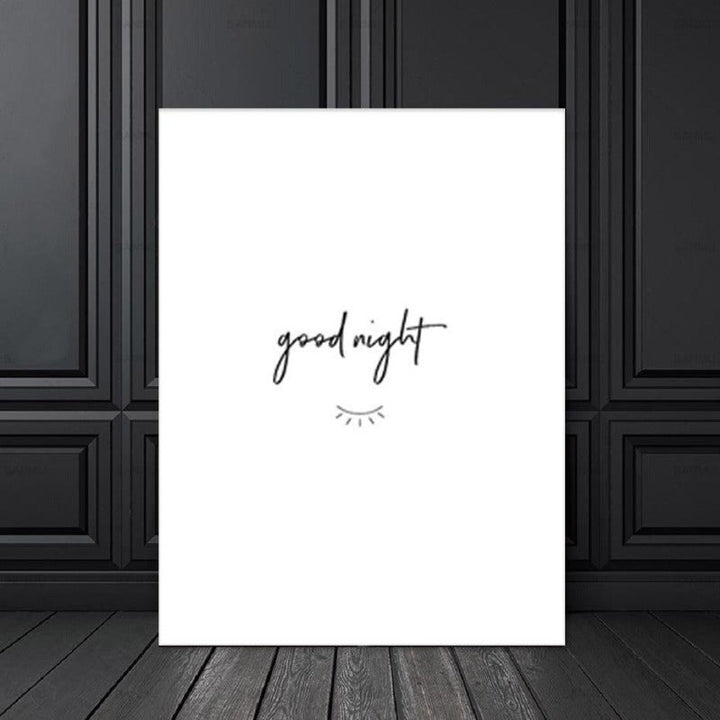 Good Morning And Good Night Eyes - Canvas Wall Art Painting | Bowlift