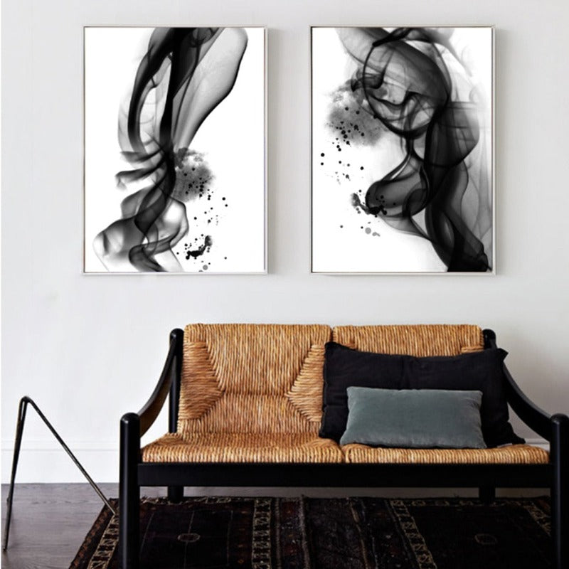 Smoke Up - Canvas Wall Art Painting | Bowlift