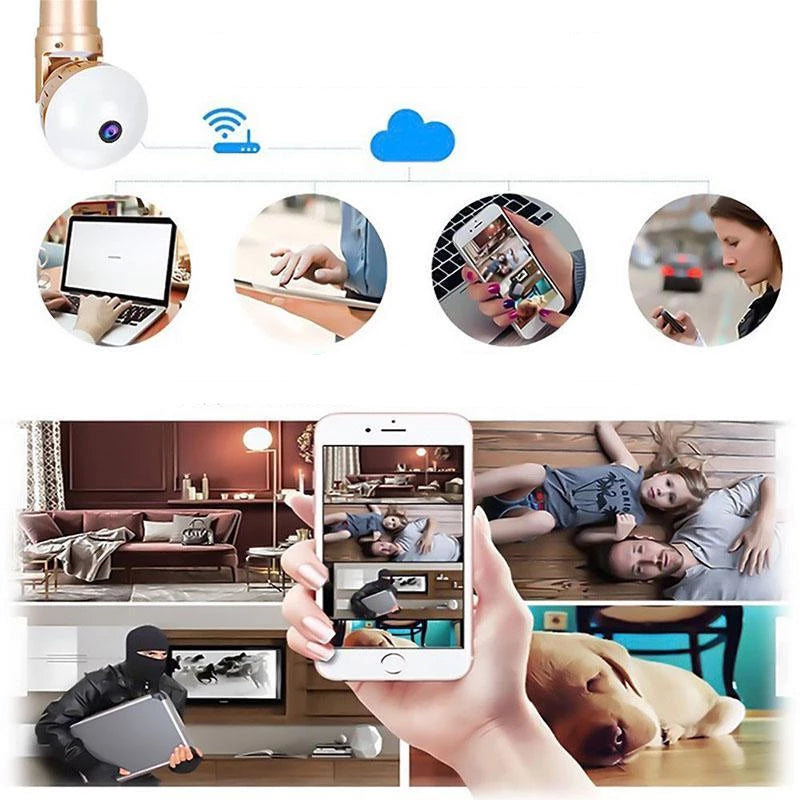 HD 360° Security Camera Light Bulb | Bowlift