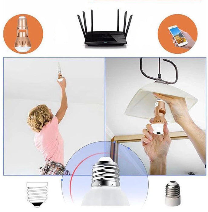 HD 360° Security Camera Light Bulb | Bowlift