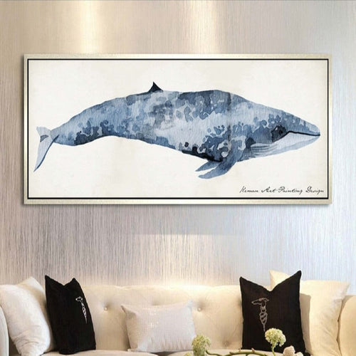 Shark Canvas - Canvas Wall Art Painting | Bowlift