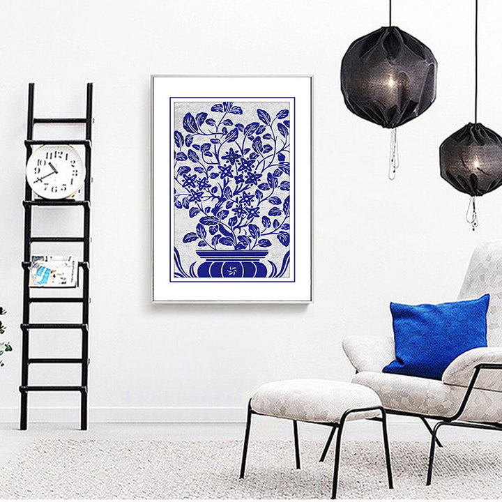 Flower On Vase - Canvas Wall Art Painting | Bowlift
