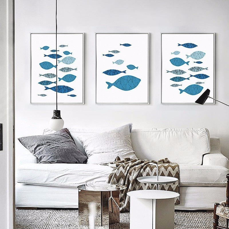 Fish-Canvas Wall Art Painting | Bowlift