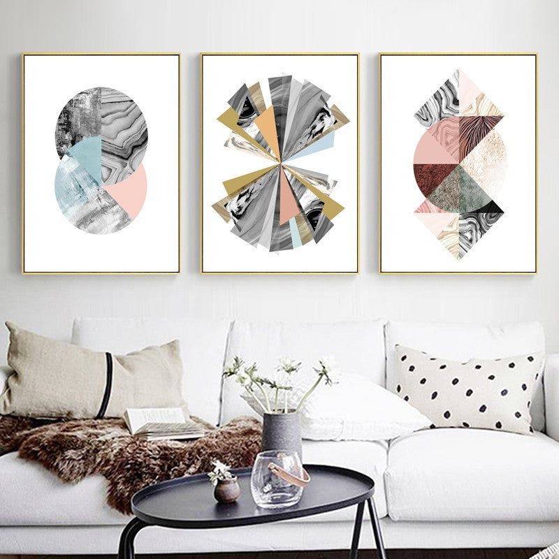 Abstract Watercolor - Canvas Wall Art Painting | Bowlift