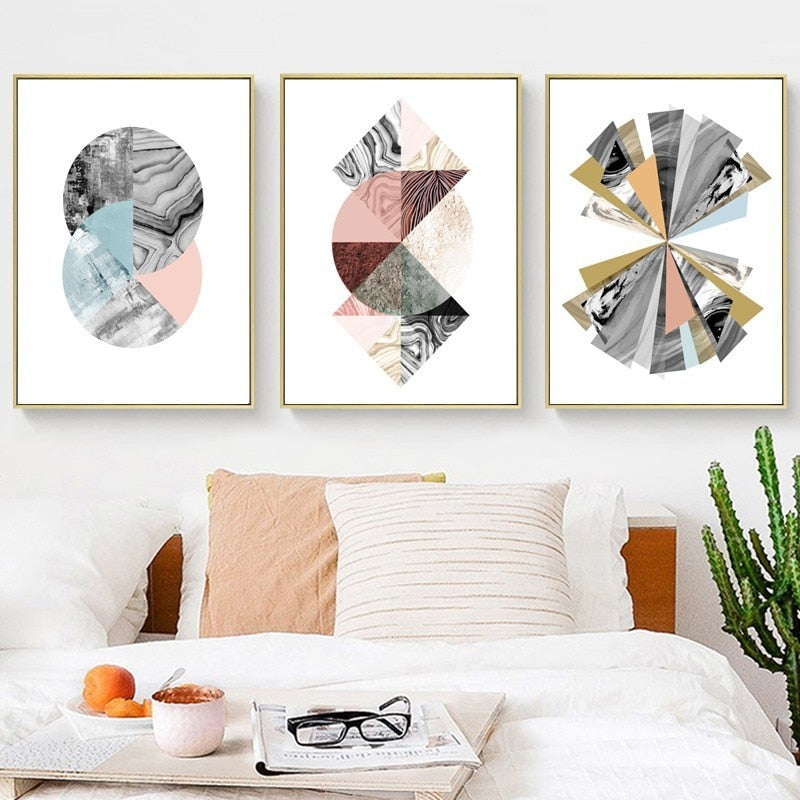 Abstract Watercolor - Canvas Wall Art Painting | Bowlift