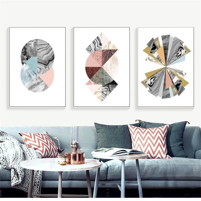 Abstract Watercolor - Canvas Wall Art Painting | Bowlift