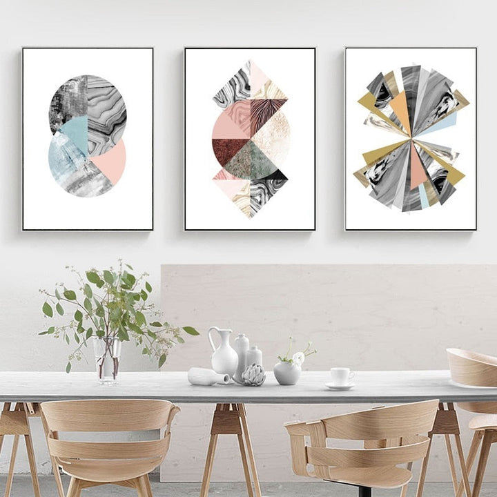 Abstract Watercolor - Canvas Wall Art Painting | Bowlift