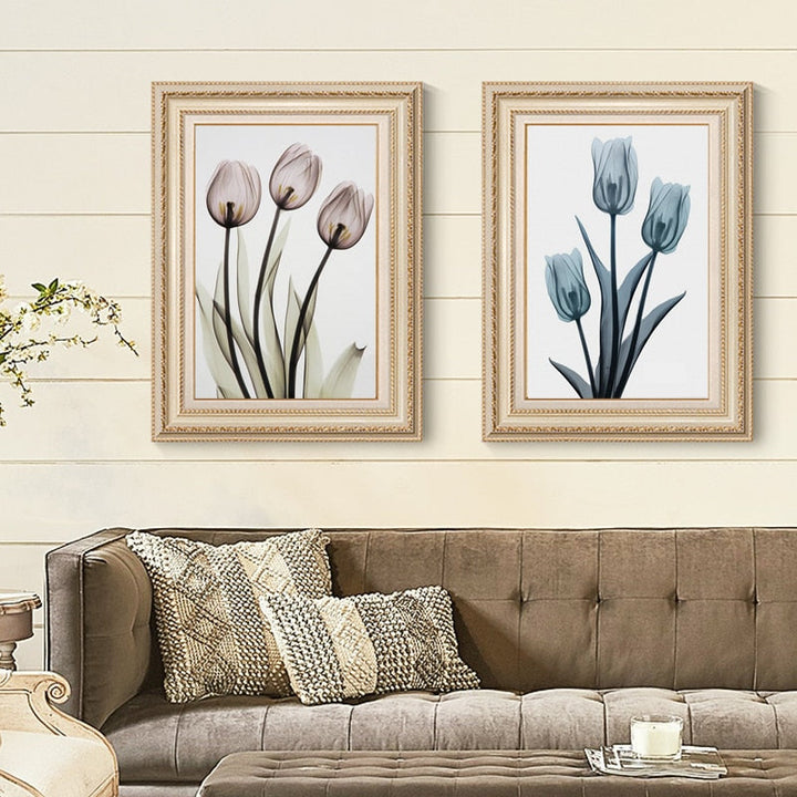 Modern Europe Tulip - Canvas Wall Art Painting | Bowlift