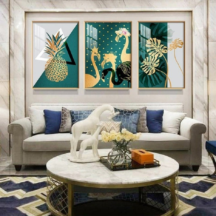 Nature In Different Shapes - Canvas Wall Art Painting | Bowlift