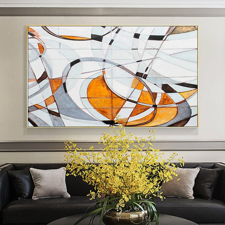 Orange Spread Out - Canvas Wall Art Painting | Bowlift