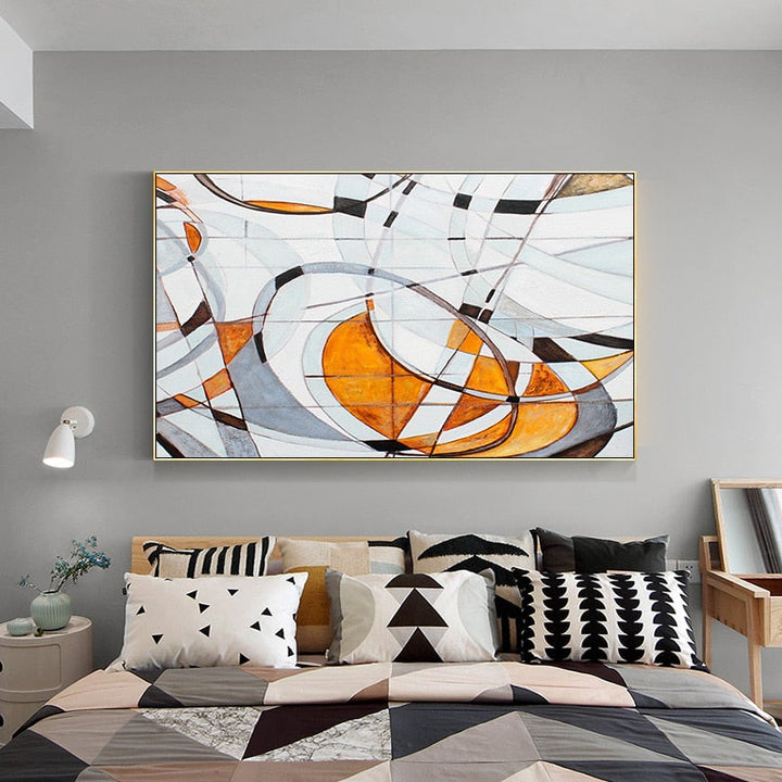 Orange Spread Out - Canvas Wall Art Painting | Bowlift
