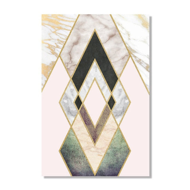 POP Pink Marble - Canvas Wall Art Painting | Bowlift