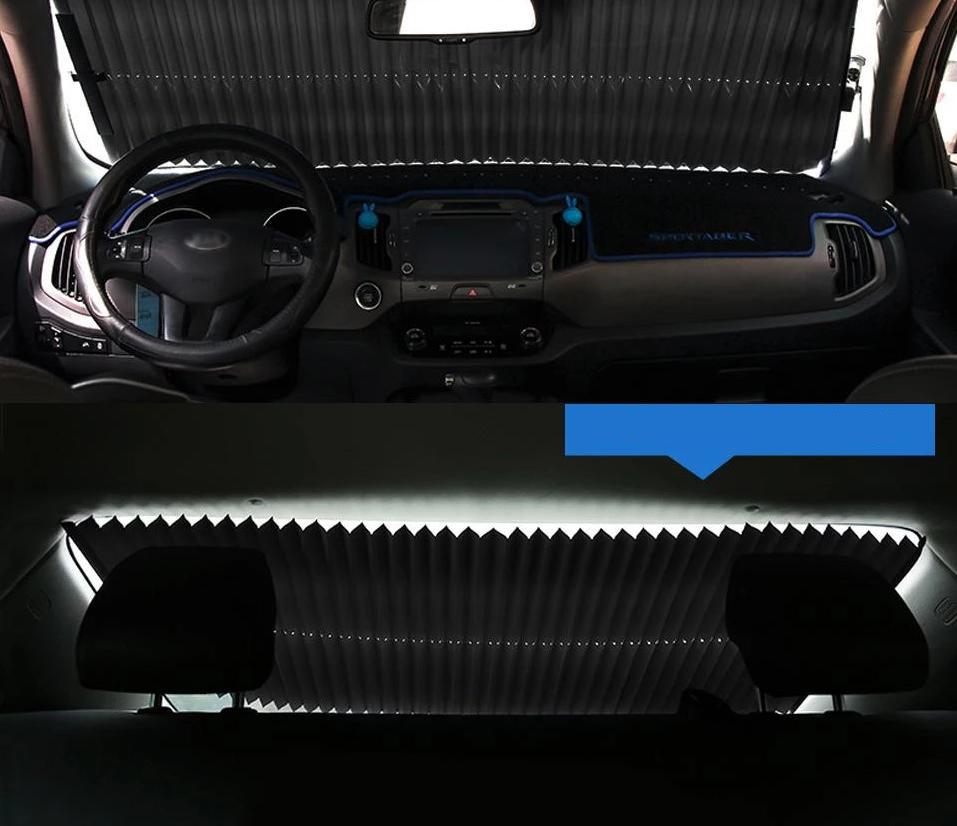 Retractable Front Windshield Sunshade | Bowlift