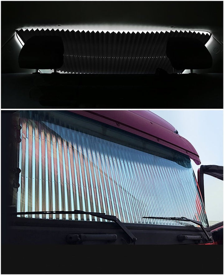 Retractable Front Windshield Sunshade | Bowlift