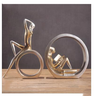 Creative European Miniature Modern Girl Figurines | Bowlift