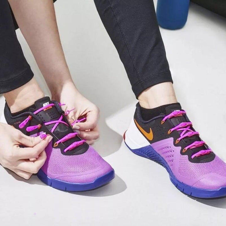 NoTie - 12 Silicone Elastic No Tie Shoe Laces | Bowlift