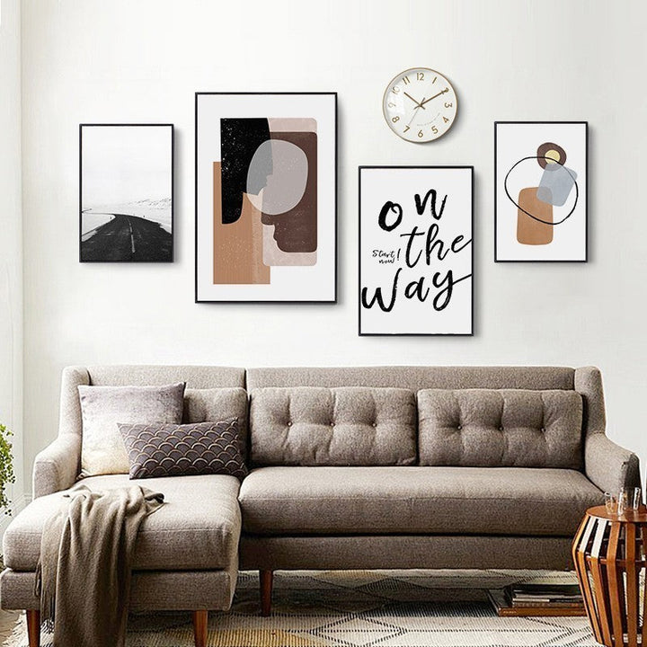 Scandinavia Geometric - Canvas Wall Art Painting | Bowlift