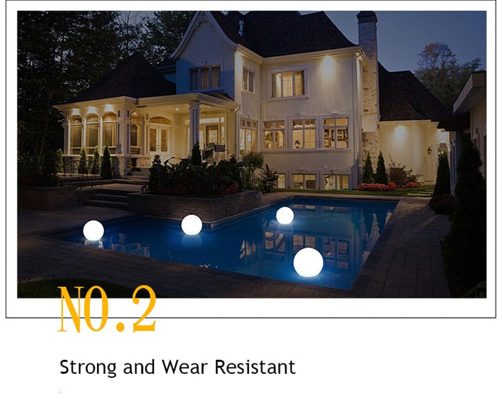 BowLift | Waterproof LED Garden Ball Light RGB