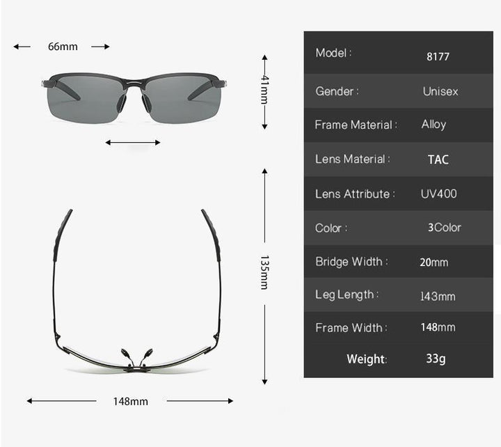 BowLift | Photochromic Sunglasses with Polarized Lenses