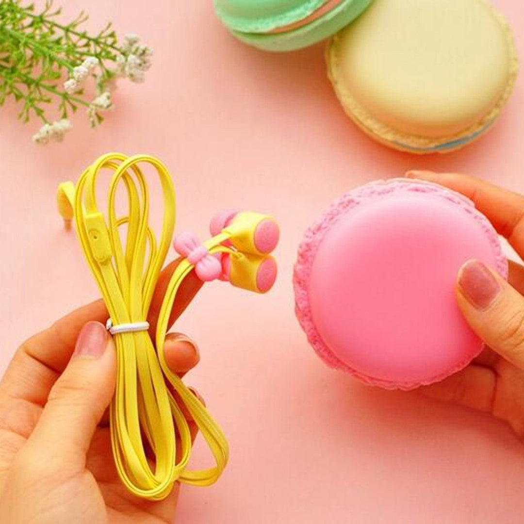 Macaron Earphones - with Case | Bowlift